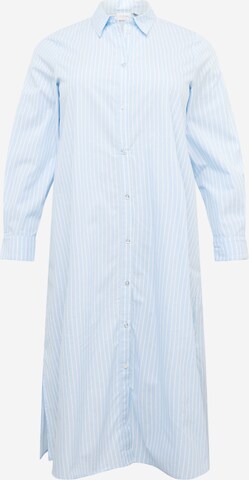 Abito camicia 'BENNE' di EVOKED in blu: frontale