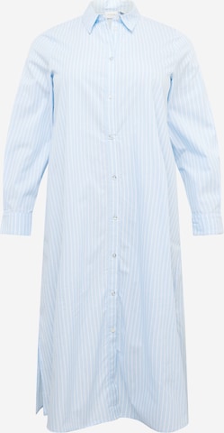 Robe-chemise 'BENNE' EVOKED en bleu : devant