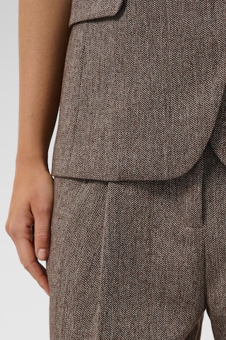 SOAKED IN LUXURY Loosefit Kalhoty 'Kango' – hnědá