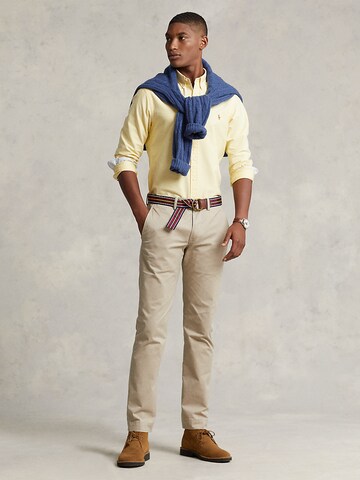 Coupe slim Chemise Polo Ralph Lauren en jaune