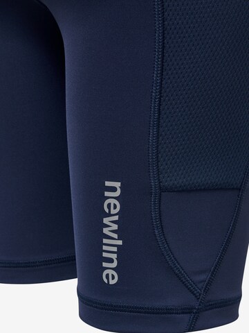 Coupe slim Pantalon de sport Newline en bleu