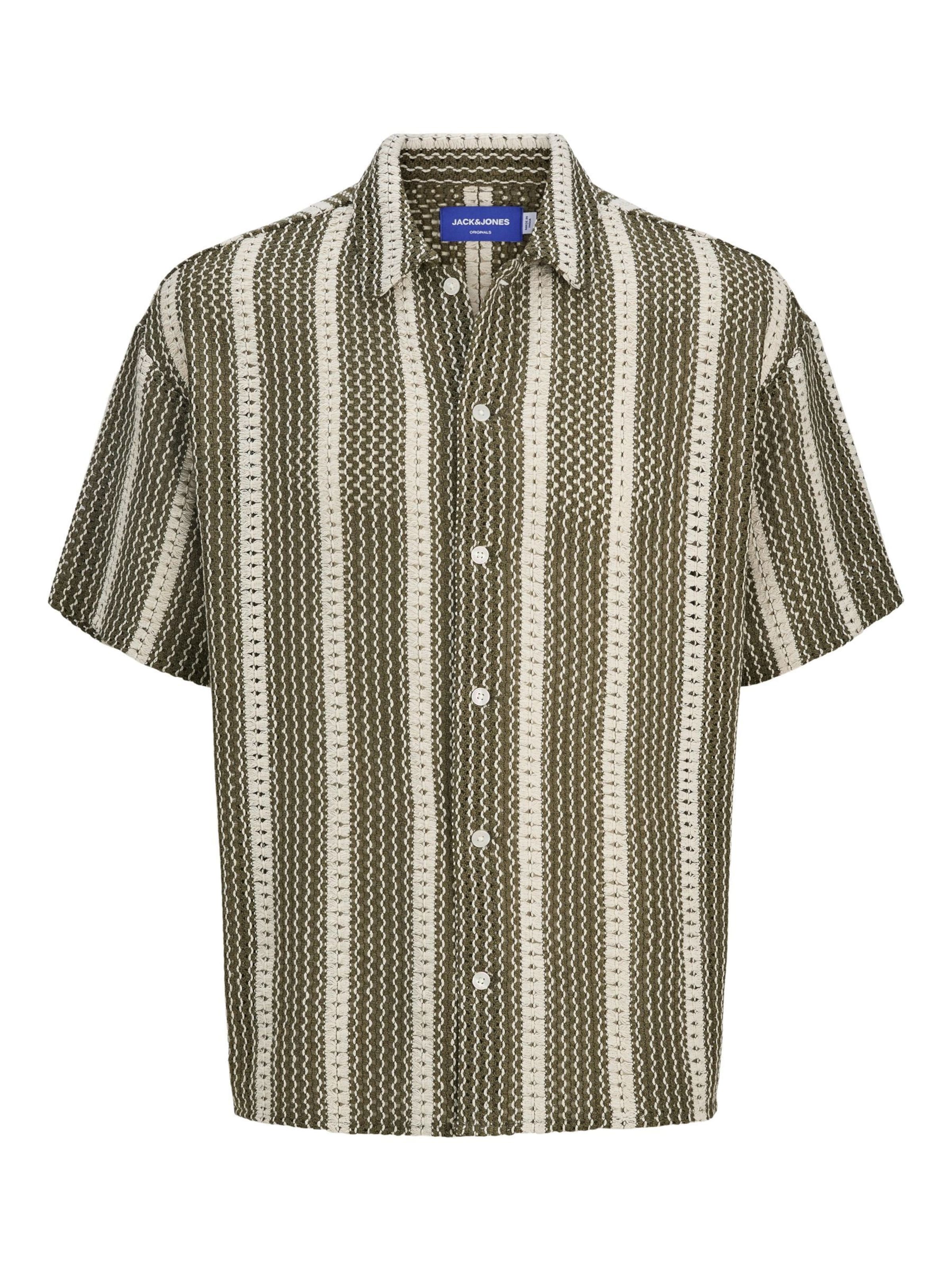 JACK & JONES Πουκάμισο 'JORBellagio' σε πράσινο: μπροστά