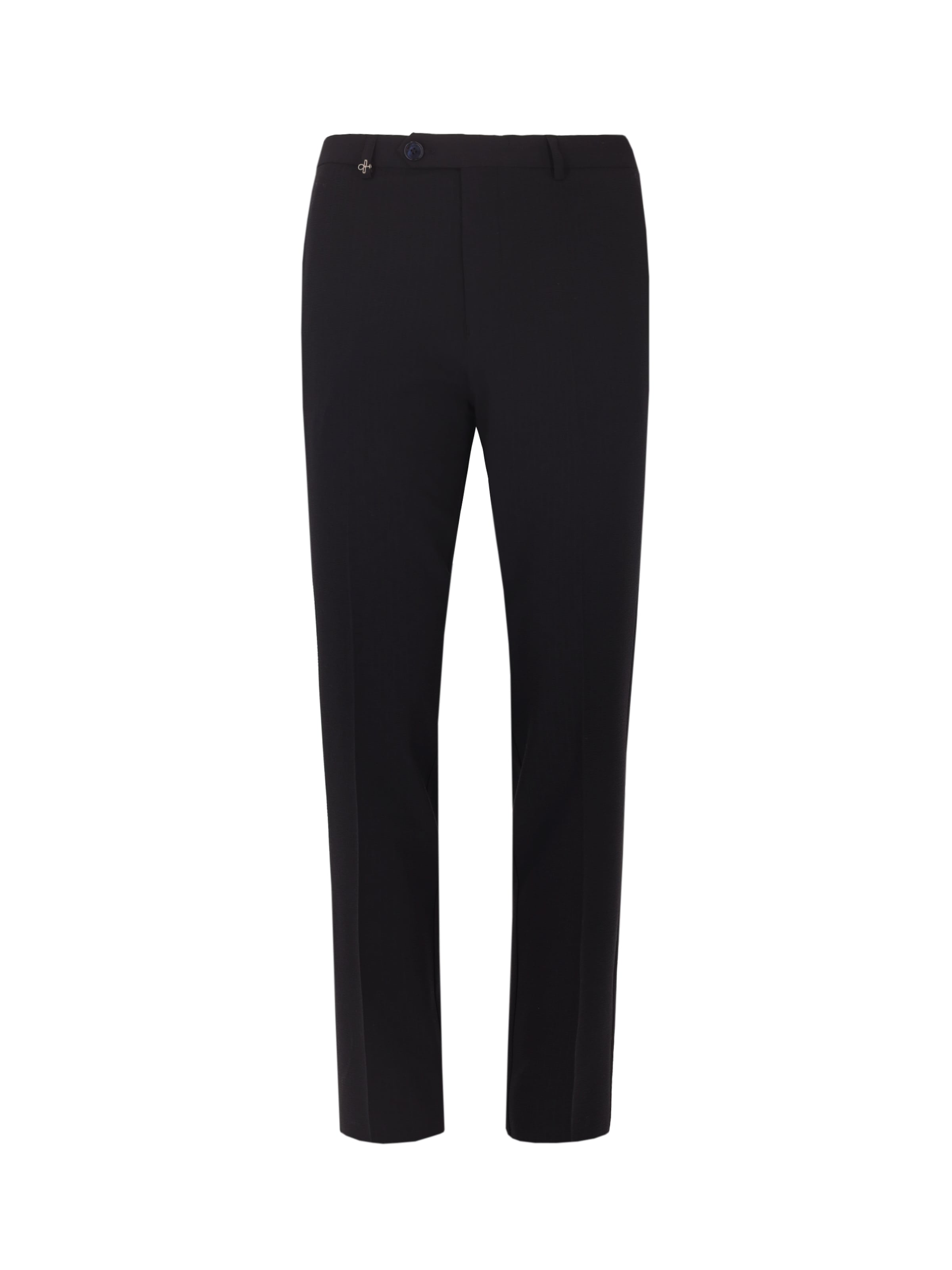 Distretto12 Regular Chino 'FIRENZE ' in Blauw: voorkant