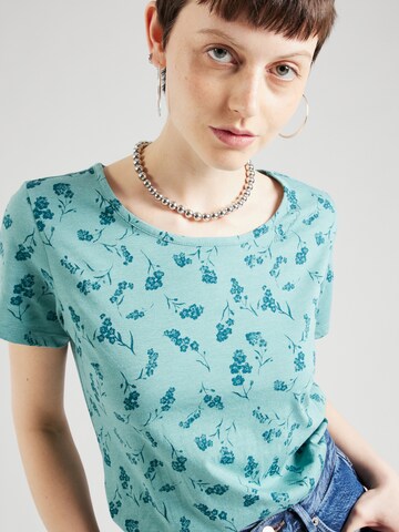 Ragwear T-Shirt 'MINTT FLOWER' in Blau