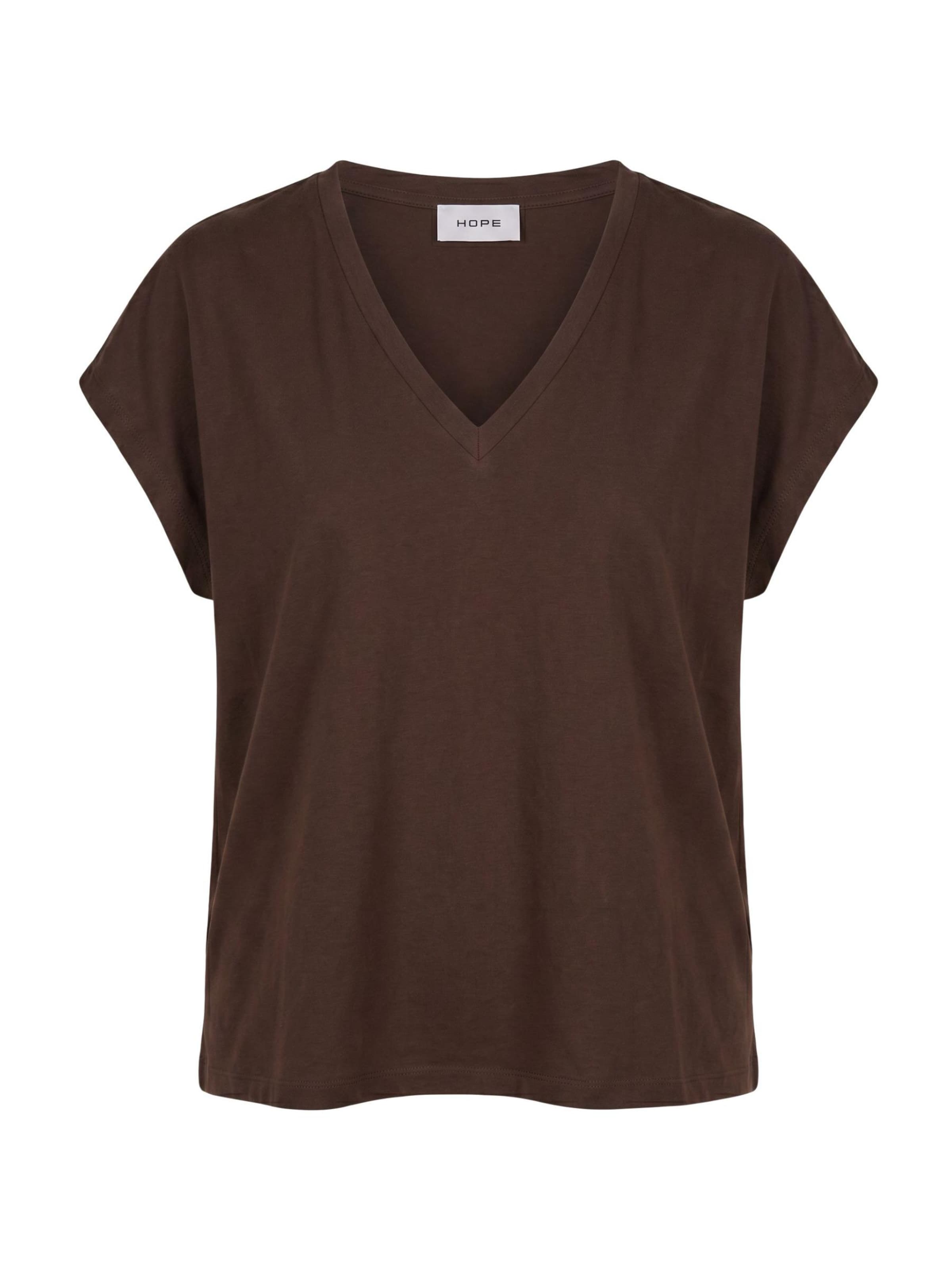 T-shirt 'HOPE T-SHIRT T-SHIRT' HOPE en marron : devant