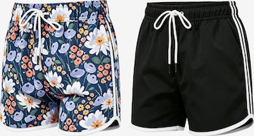 riemot Board Shorts in Black: front