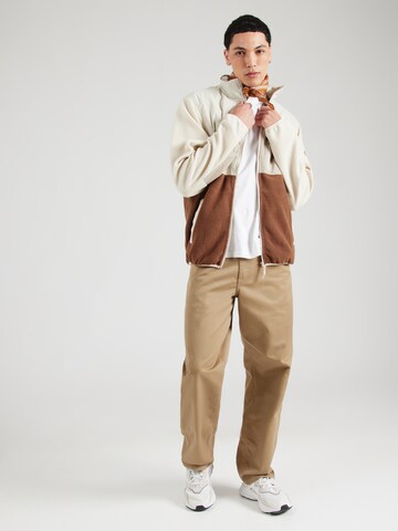 Iriedaily Fleecejacka 'Auf Deck' i beige