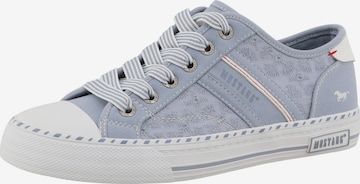 MUSTANG - Sapatilhas baixas em azul: frente