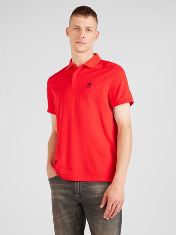 Tricou de la TOMMY HILFIGER pe roșu: față