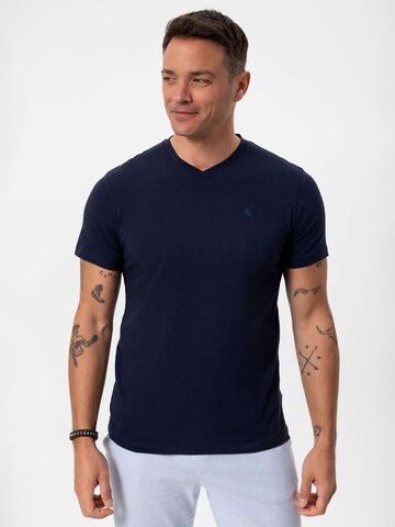 Daniel Hills - Camiseta en azul: frente