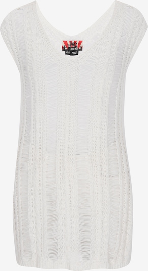 Megzta suknelė 'Fashion Look' iš myMo ROCKS, spalva – balkšva, Prekių apžvalga