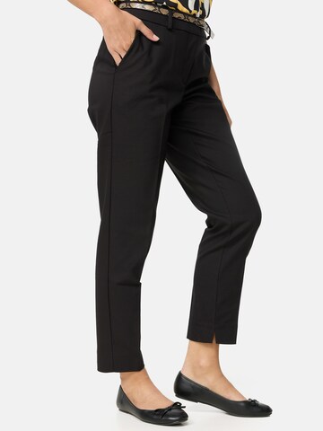 Orsay Regular Trousers with creases in Black