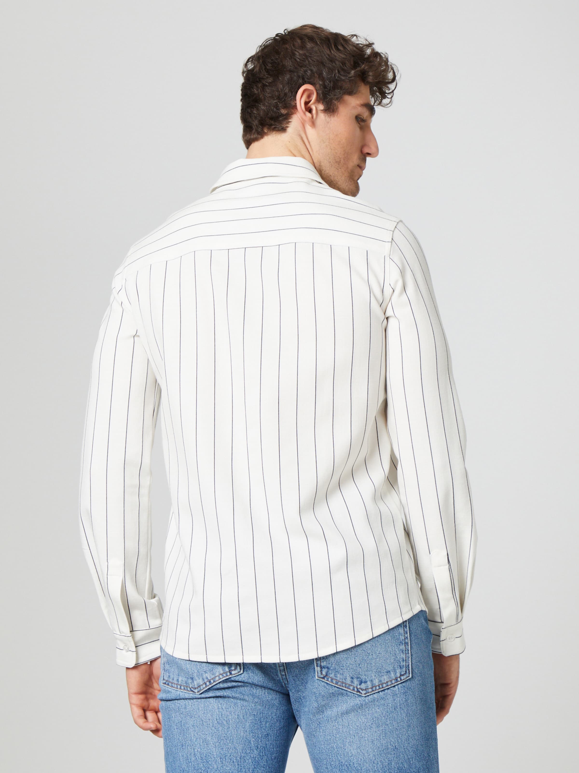 Guido Maria Kretschmer Men Ajuste regular Camisa Dustin en Blanco ABOUT YOU