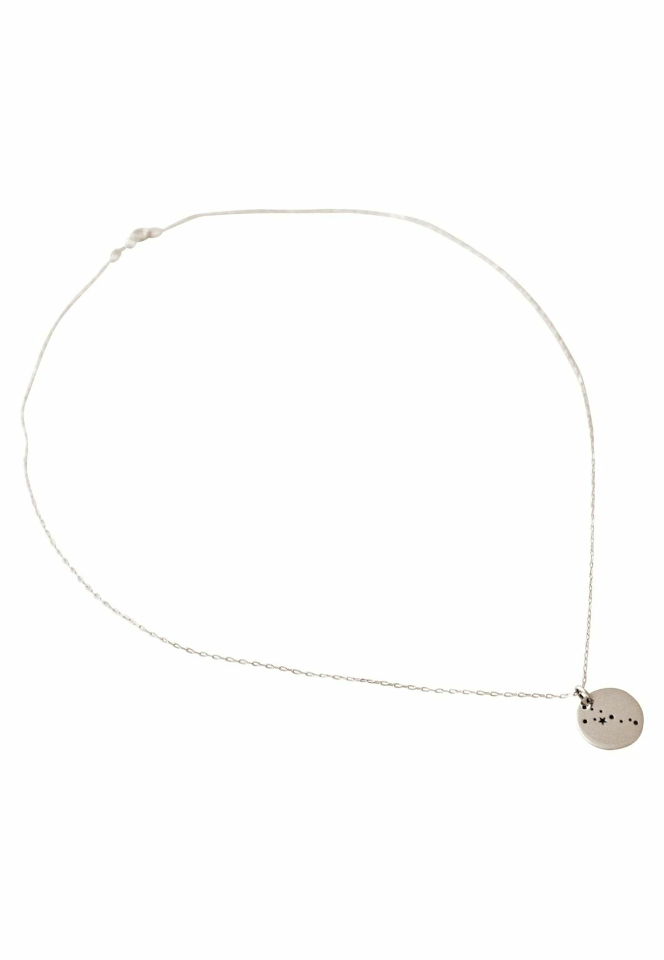 Gemshine Necklace in Silver: front