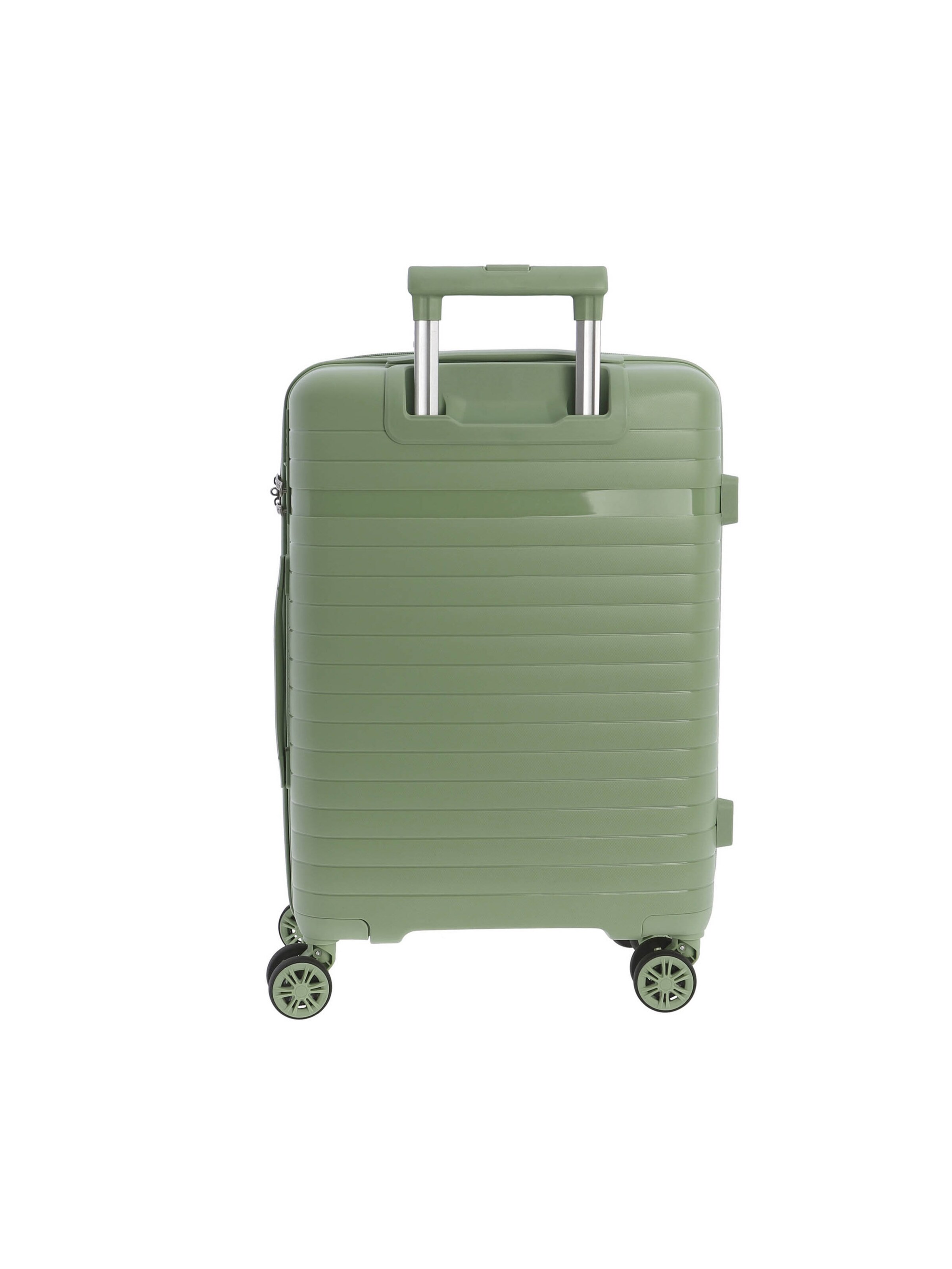 Amichi - Carrito 'AMICHI - Maleta Cabina 55x40x20- Maletas de Viaje - Maletas de Viaje Cabina Apta para Ryannair- Trolley Equipaje para Avion Resistente con 4 Ruedas de 360º y candado TSA' en verde