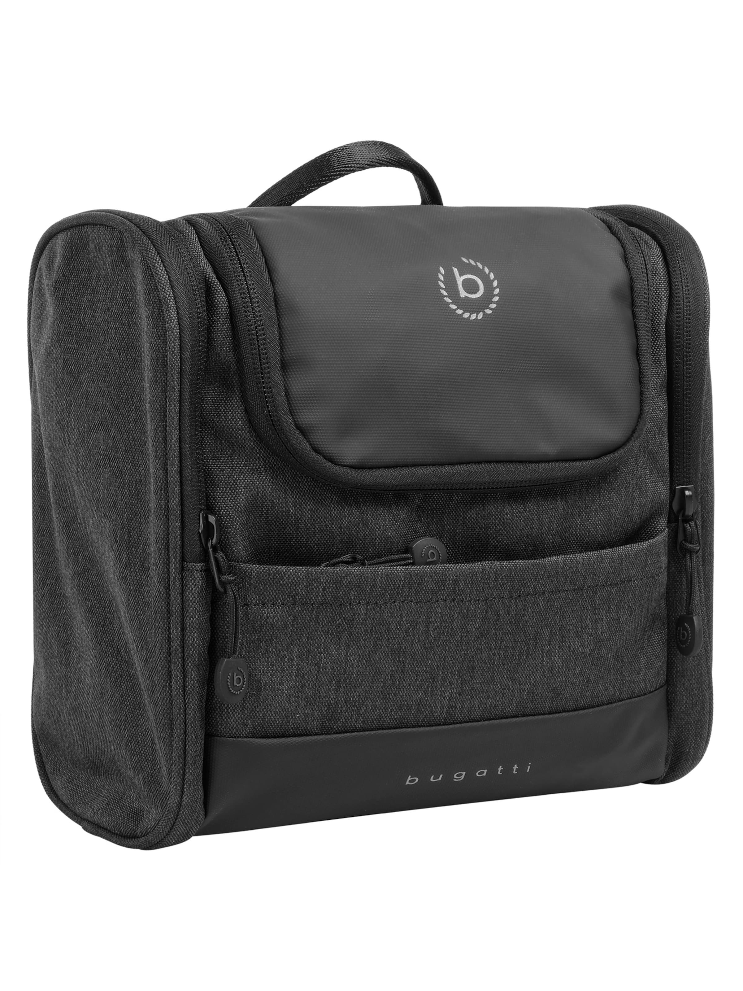 Trousses de toilette 'BUGATTI Kulturtasche' bugatti en noir