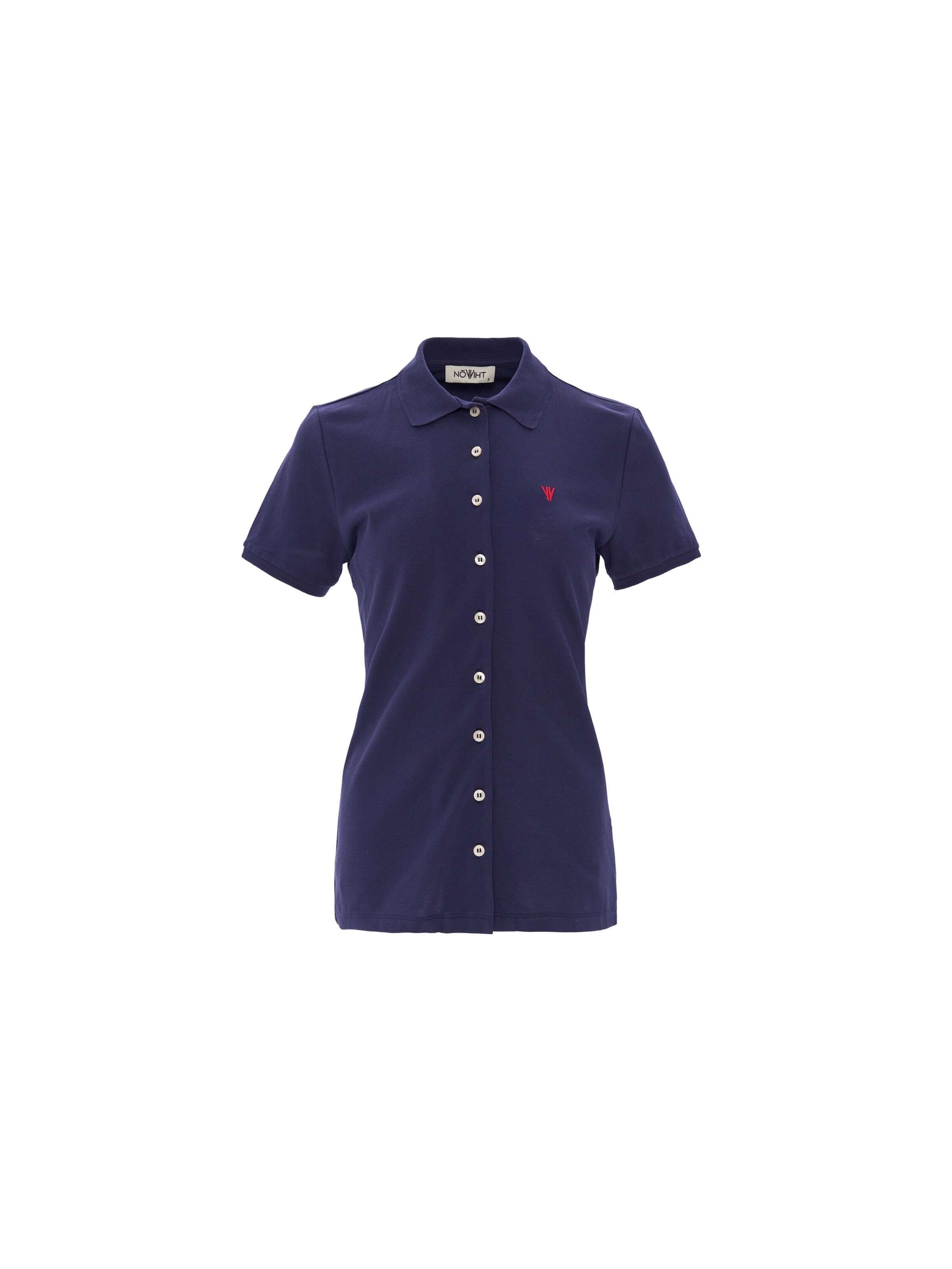 NOWIHT Blouse 'Eugenie' in Blue: front