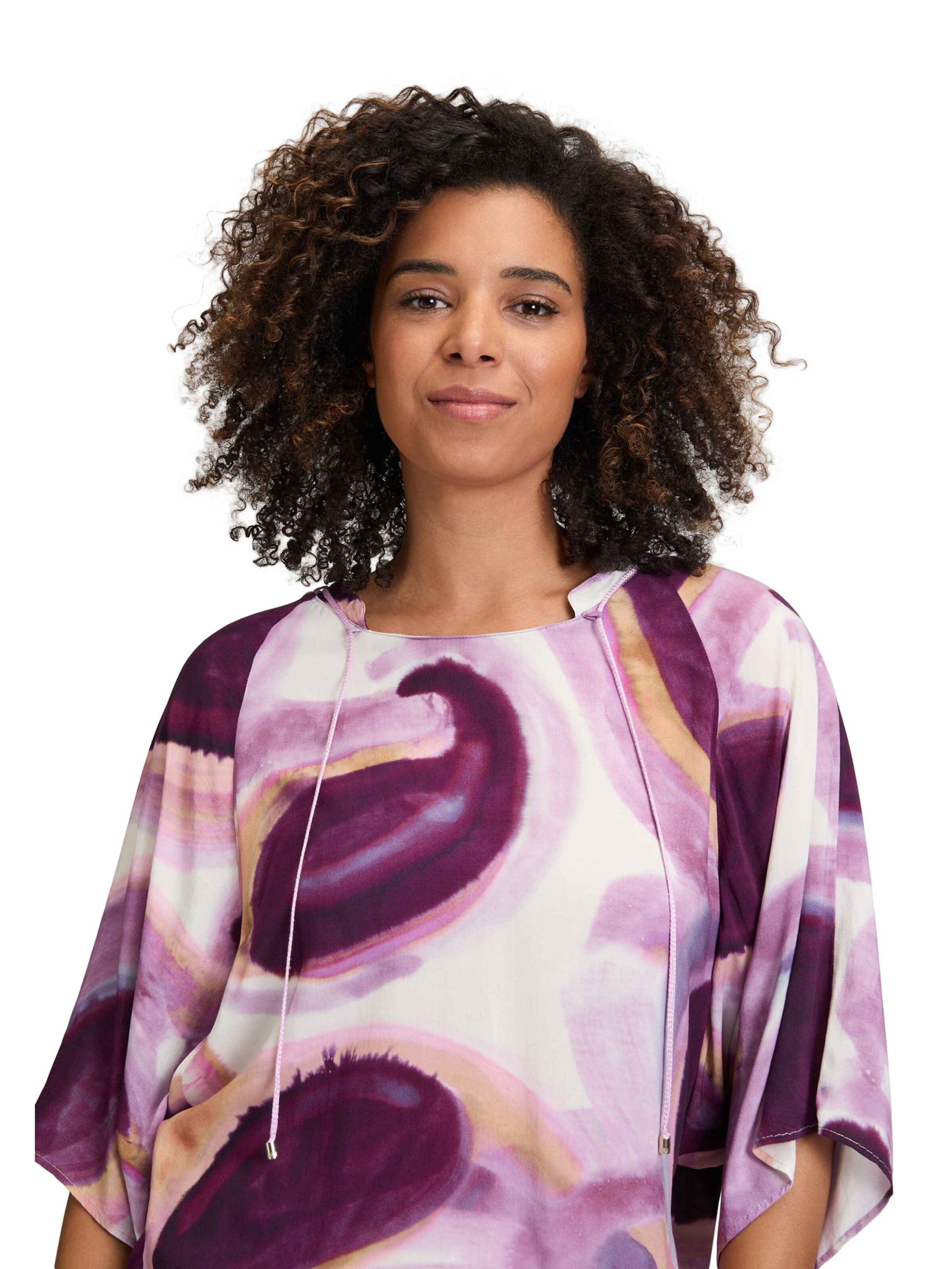 Cartoon Bluse in Lila