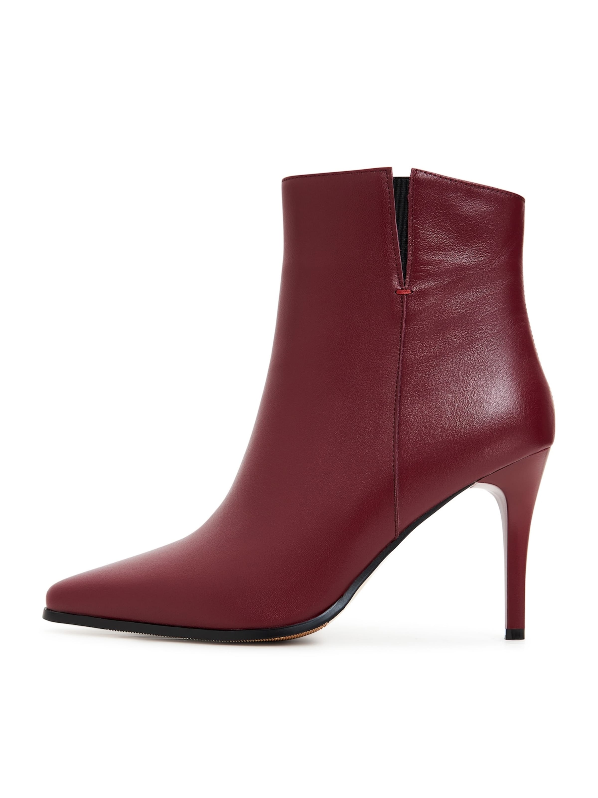 CESARE GASPARI Ankle Boots in Rot: Vorderseite