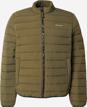 Veste mi-saison Pepe Jeans en vert : devant