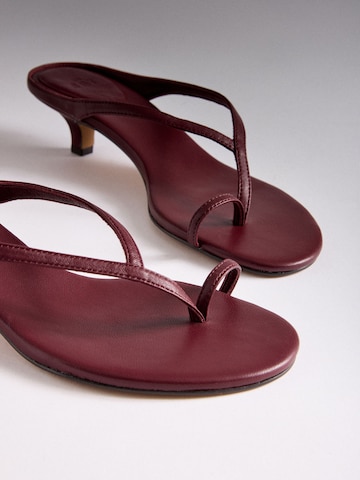 Tongs The Set en rouge