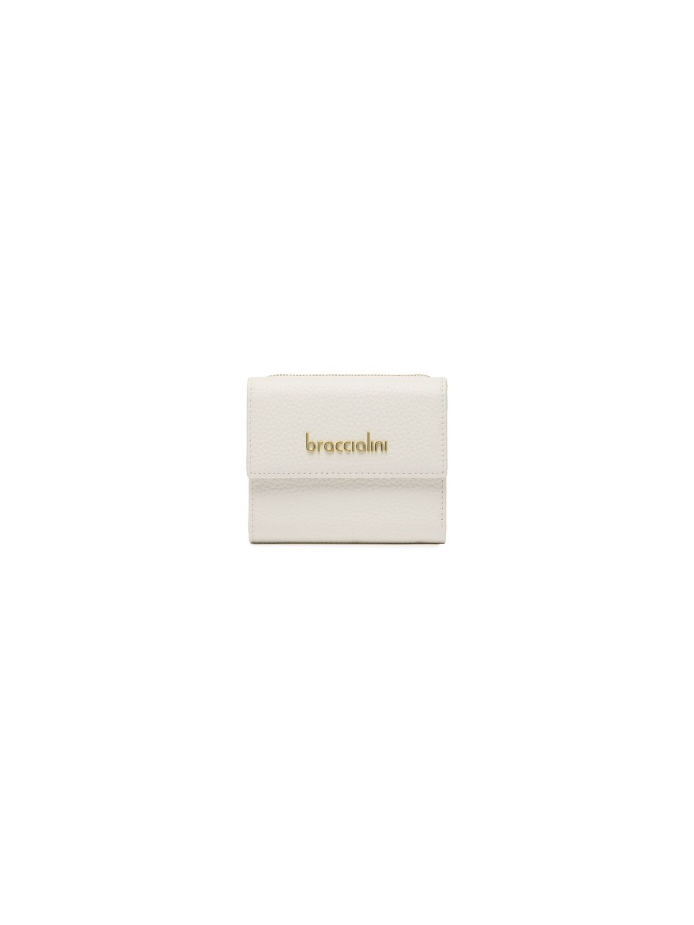 Braccialini - Cartera 'Basic' en blanco: frente