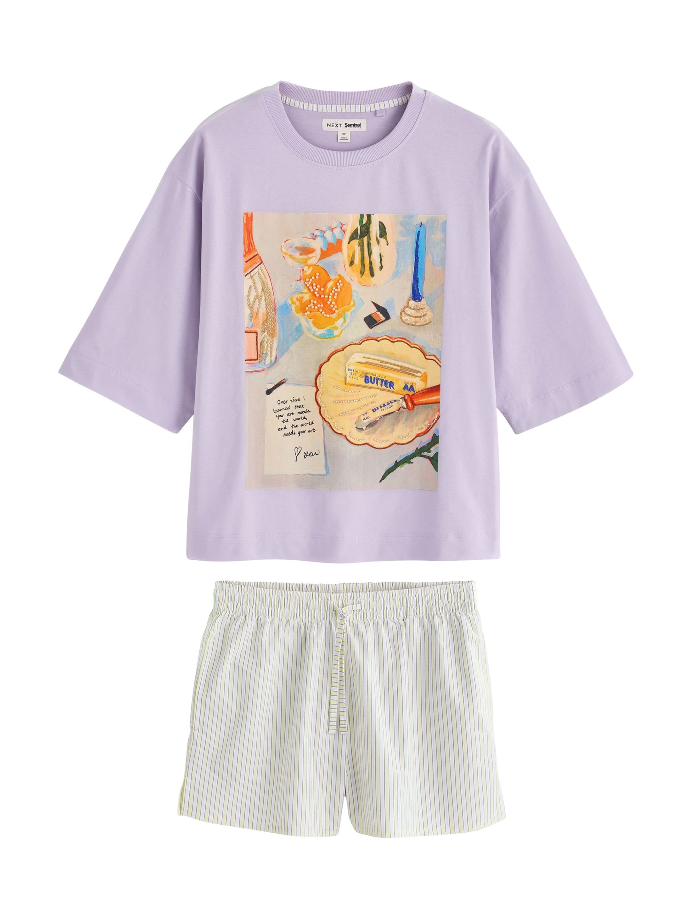 Next Shorty 'Seminal x Lindsey Cherek Waller' in XS in Pastel green / Lilac / Orange / White, Item view