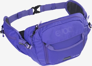 EVOC Fanny Pack 'HIP PACK 3 + HYDRATION BLADDER 1,5' in Purple: front