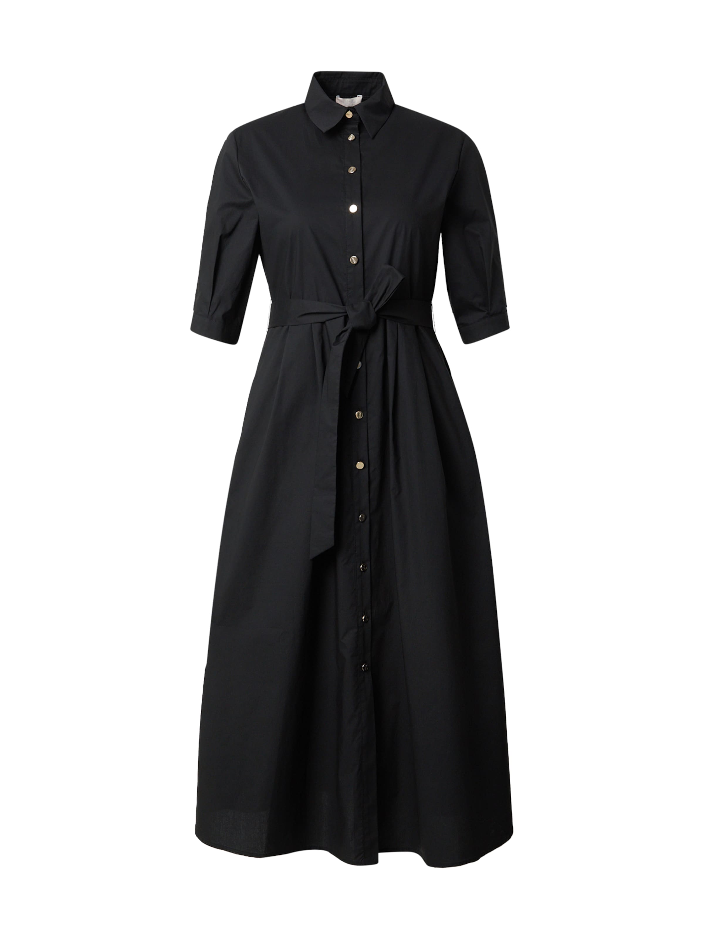 Abito camicia di Liu Jo in nero: frontale