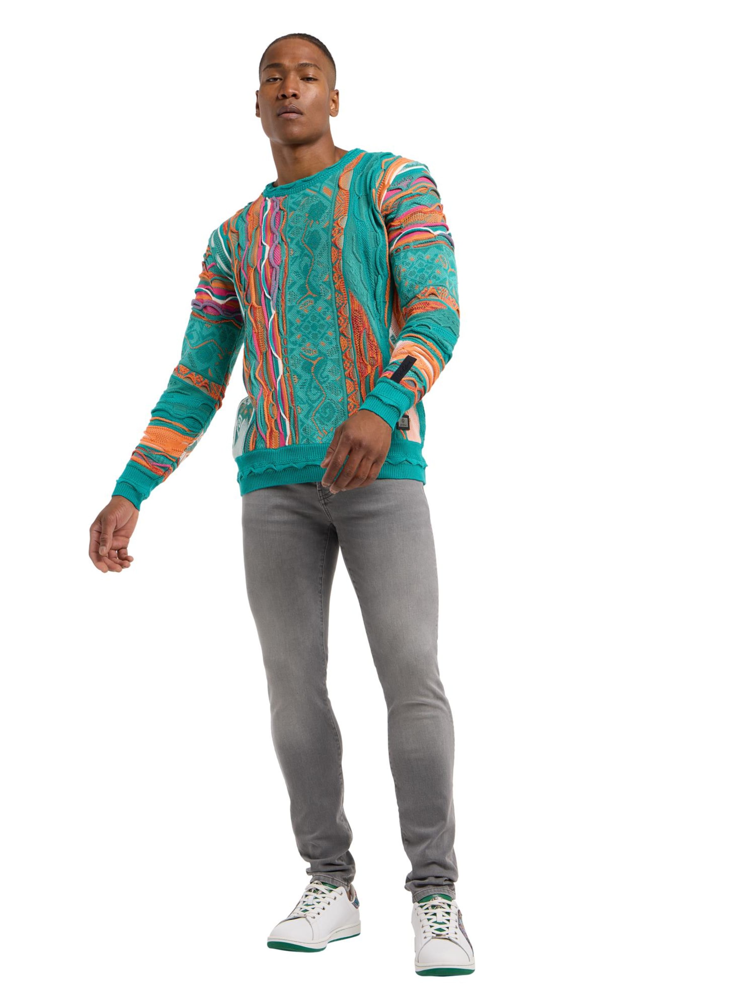 Carlo Colucci Pullover 'Dimani' in Grün