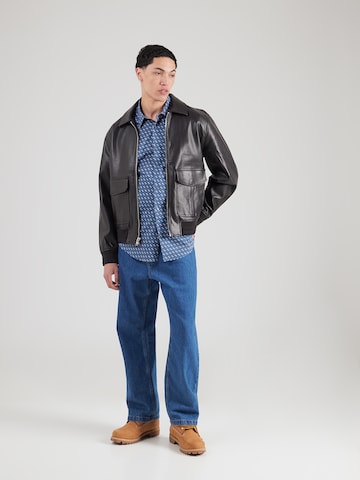 ANTONY MORATO Слим Рубашка 'NAPOLI' в Синий