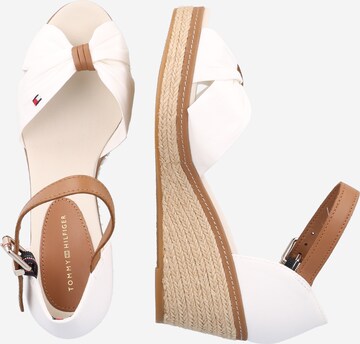 TOMMY HILFIGER Sandal 'Elba' i vit