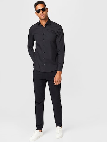 Regular fit Camicia business di Michael Kors in nero