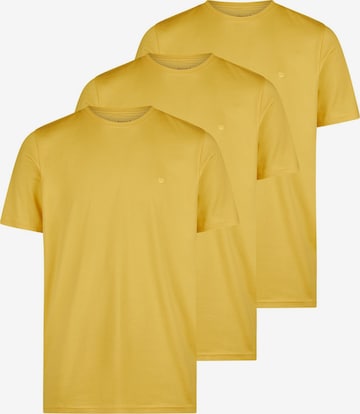 redmond Shirt 'Basic' in Gelb: Vorderseite
