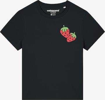 Maglietta di Watapparel in nero: frontale