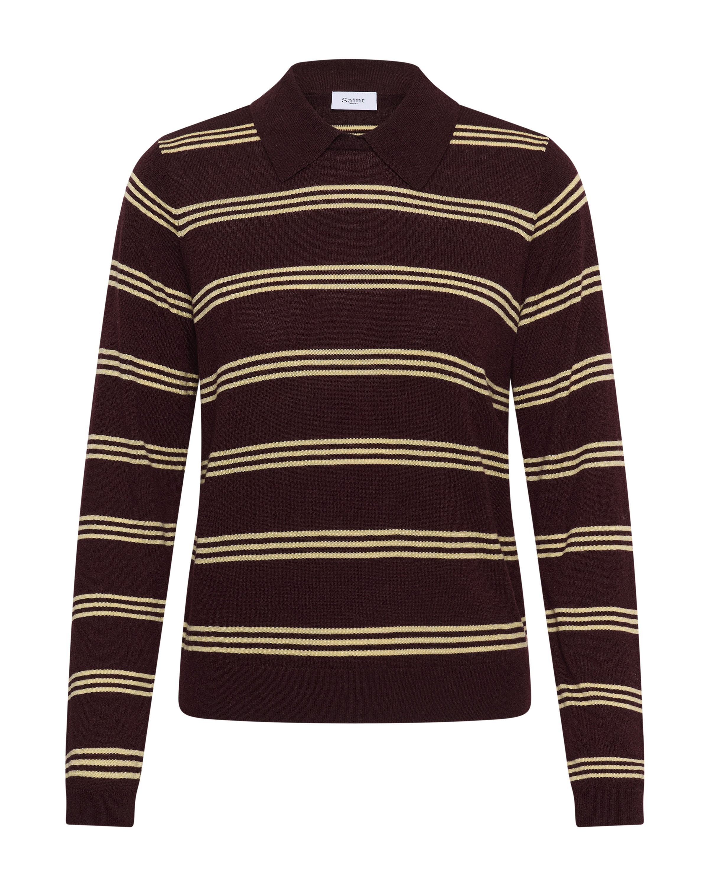 SAINT TROPEZ Pullover in Braun: Vorderseite