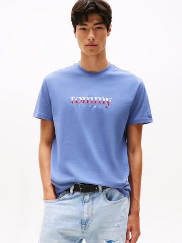 Tommy Jeans Tričko – modrá: přední strana