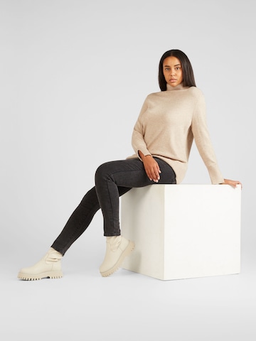 ONLY Carmakoma Skinny Jeans 'CARROSE' in Black