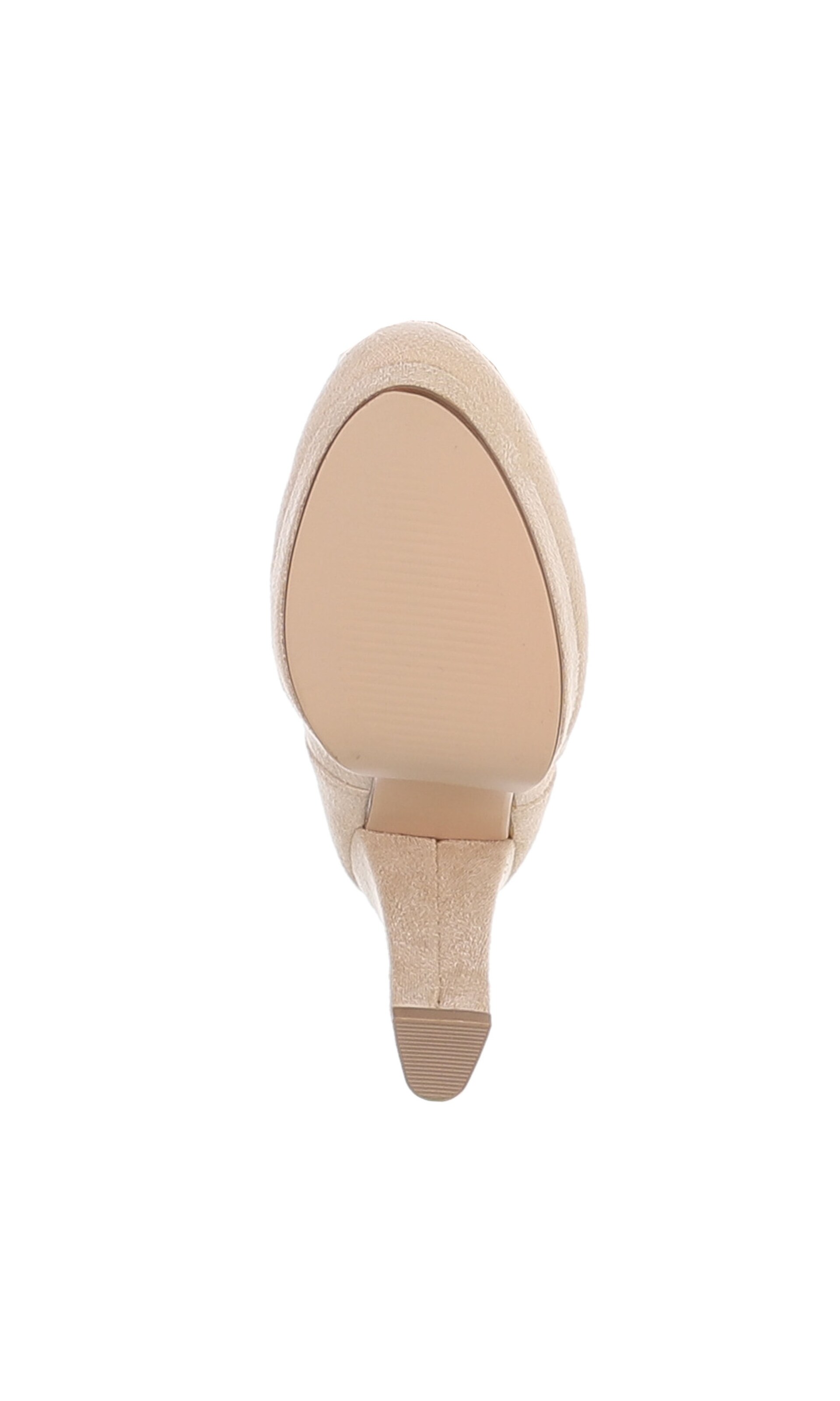 Ital-Design Overknees in Beige