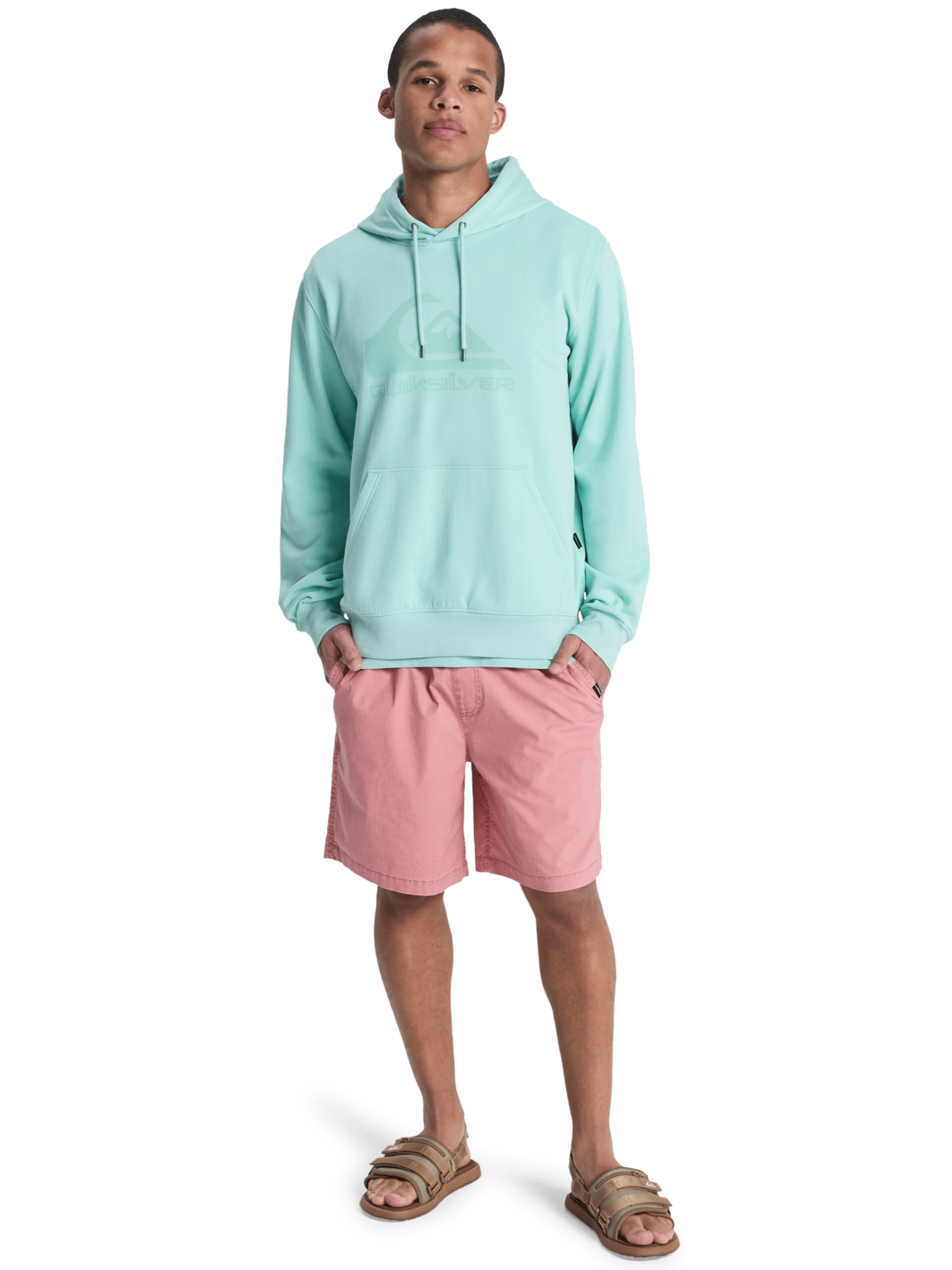 QUIKSILVER Athletic Sweatshirt in Green