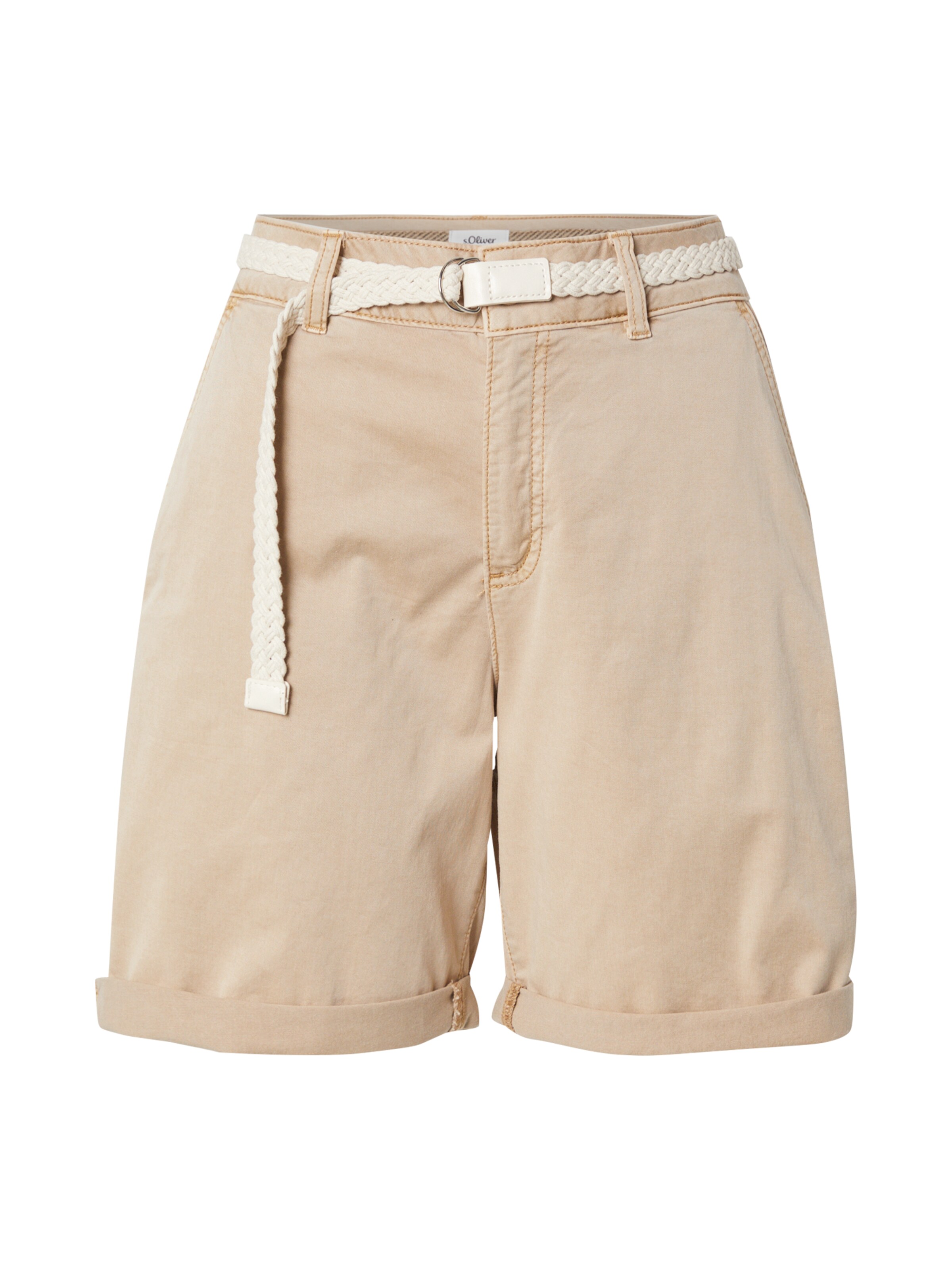 regular Pantaloni chino di s.Oliver in beige: frontale