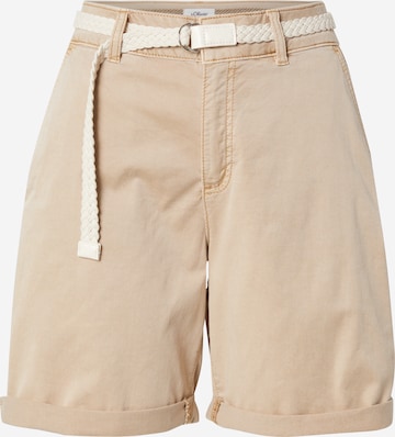 s.Oliver Chino in Beige: voorkant