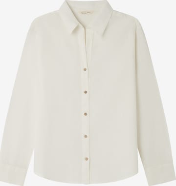 Springfield Bluse i beige: forside