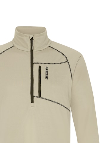 PROTEST Athletic Sweatshirt 'PRTRekody' in Brown