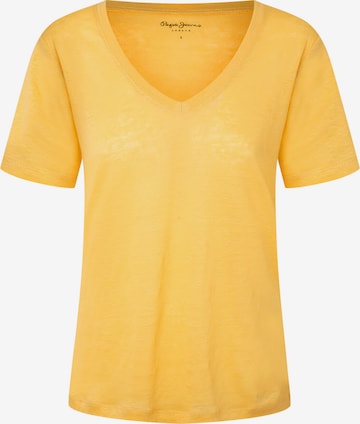 Pepe Jeans Shirt 'WANDA V NECK' in Yellow: front
