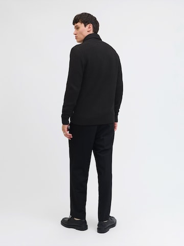 JACK & JONES Knit cardigan 'JJPAUL' in Black