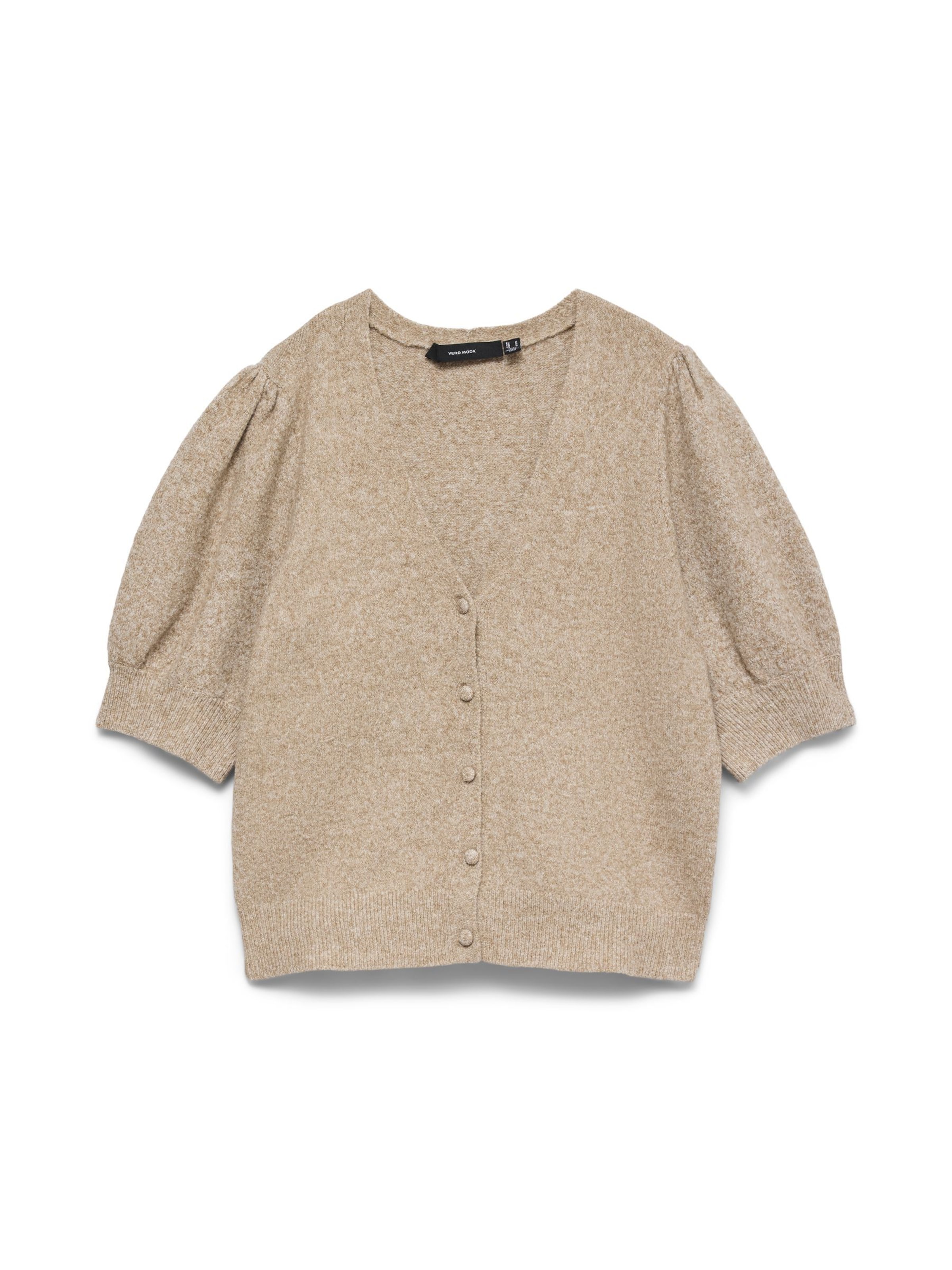 VERO MODA Cardigan 'VMDOFFY' i beige: forside