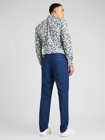 BOSS Slimfit Anzug 'Huge' in Blau
