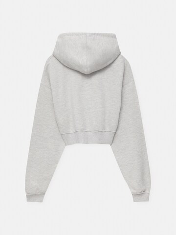 Pull&Bear Sweatjacka i grå