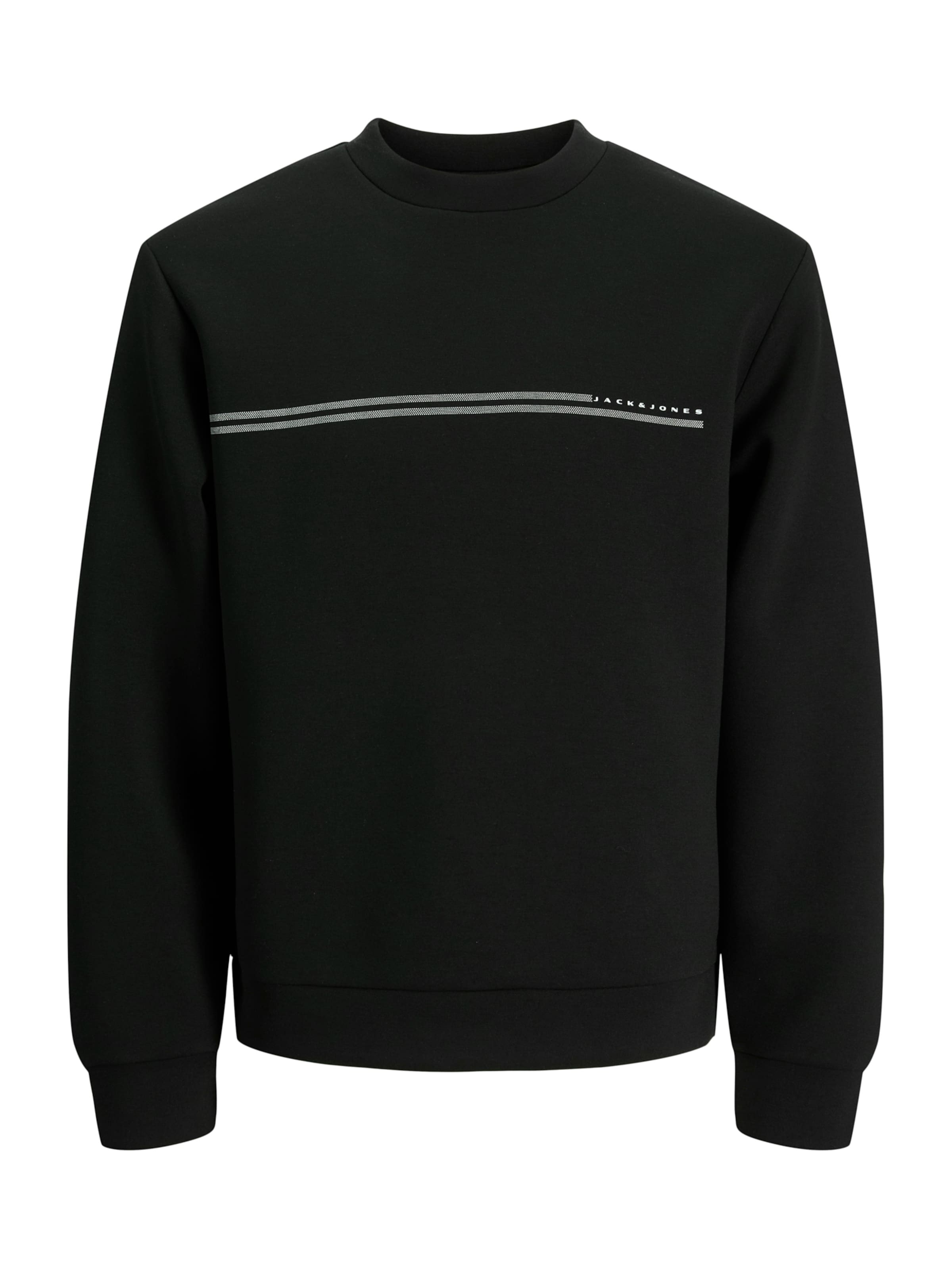 Felpa 'JCOFUSION' di JACK & JONES in nero: frontale
